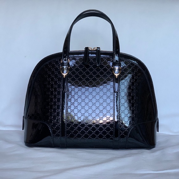 Gucci Handbags - Gucci Nice Micro Guccissism patent leather